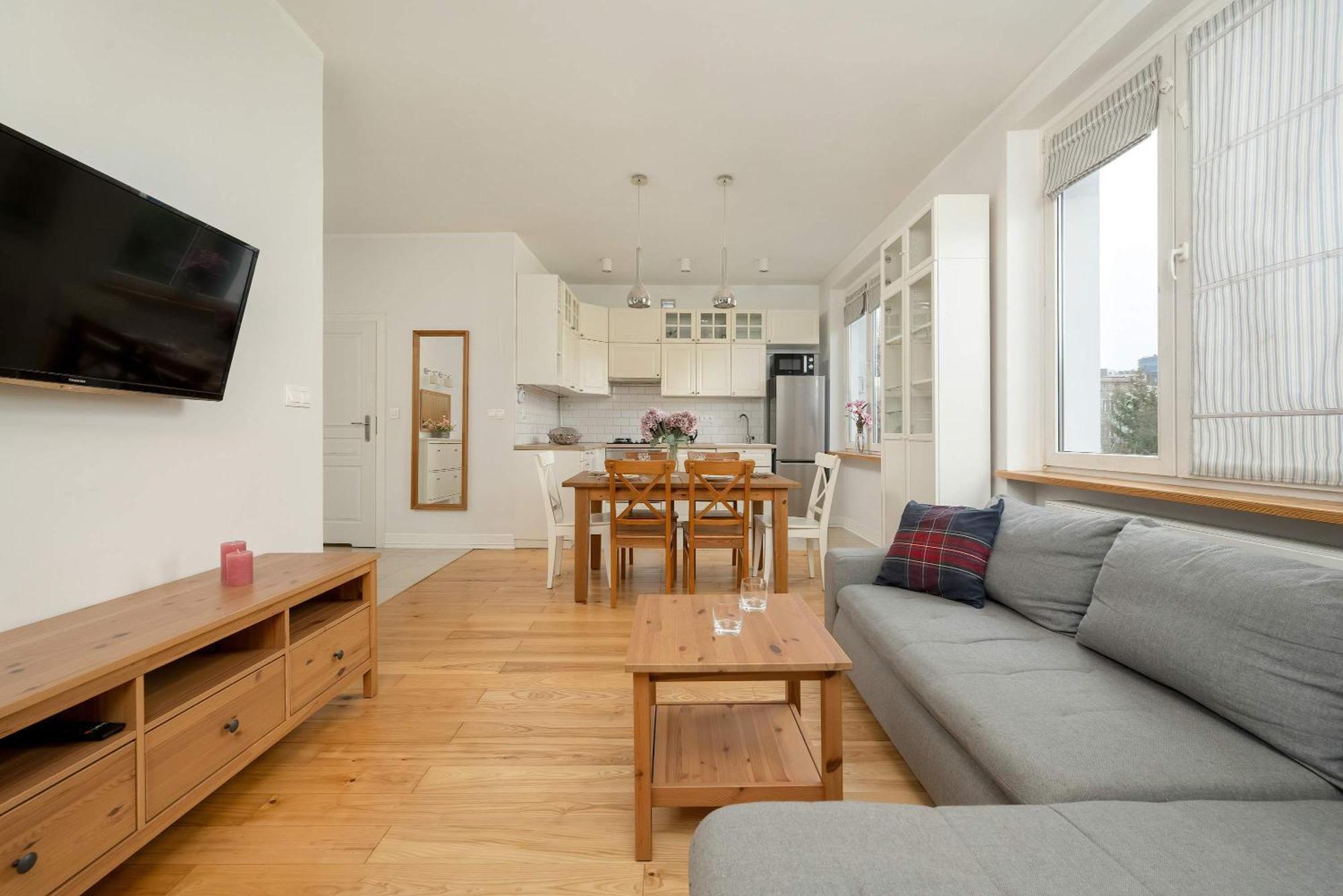 Pawlowa Stylish Apartment With Balcony & Home Office Wroclaw By Noclegi Renters Exterior photo